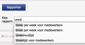 Uurwerk Online Kies rapport